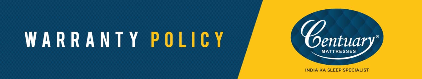 Centuary Mattress warranty policy.