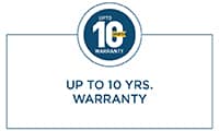 Up to 10 Years Warranty