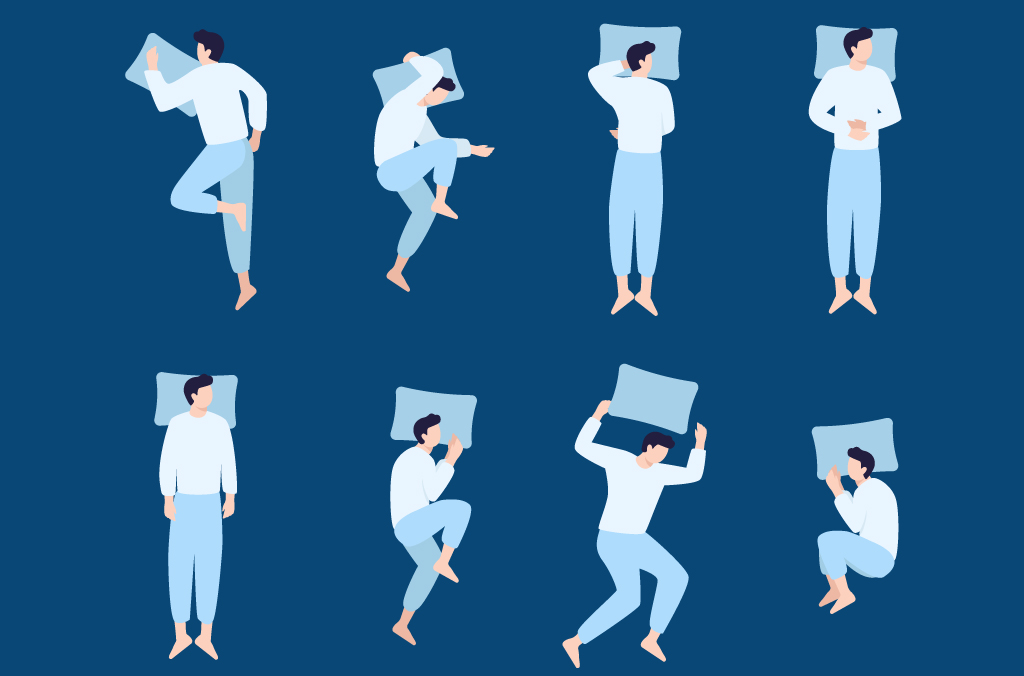 Preferred sleeping positions | Centuary Mattress | Pillows